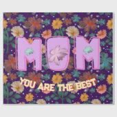 Custom and personalized mother's day gift  lumbar ラッピングペーパー (フラット)