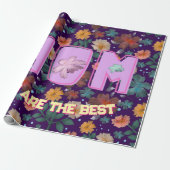 Custom and personalized mother's day gift  lumbar ラッピングペーパー (アンロールド)