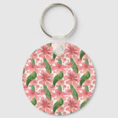 Custom and personalized Thank You Mom Watercolor キーホルダー (裏面)