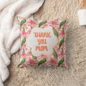 Custom and personalized Thank You Mom Watercolor クッション (ブランケット)