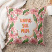 Custom and personalized Thank You Mom Watercolor クッション (ブランケット)