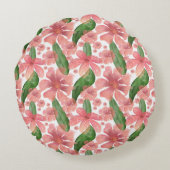 Custom and personalized Thank You Mom Watercolor ラウンドクッション (裏面)