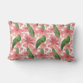 Custom and personalized Thank You Mom Watercolor ランバークッション (裏面)