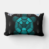 Custom and personalized turtle lover gift  ランバークッション (正面)