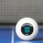 Custom and personalized turtle lover gift  卓球ボール (ネット)