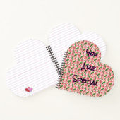 Custom and personalized watercolor floral  ノートブック (内部)