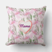 Custom and Personalized  watercolor floral gift  クッション (正面)