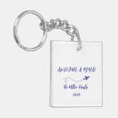 Custom Andiamo a Roma Italy Family Vacation キーホルダー (正面左)