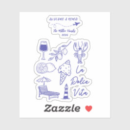 Custom Andiamo a Roma Italy Travel シール