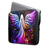 Custom Angel Laptop Bag for Women Electronics Bag ラップトップスリーブ (正面左)
