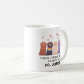 Custom Animal Doctor | Happy Doctor’s Day コーヒーマグカップ (正面右)