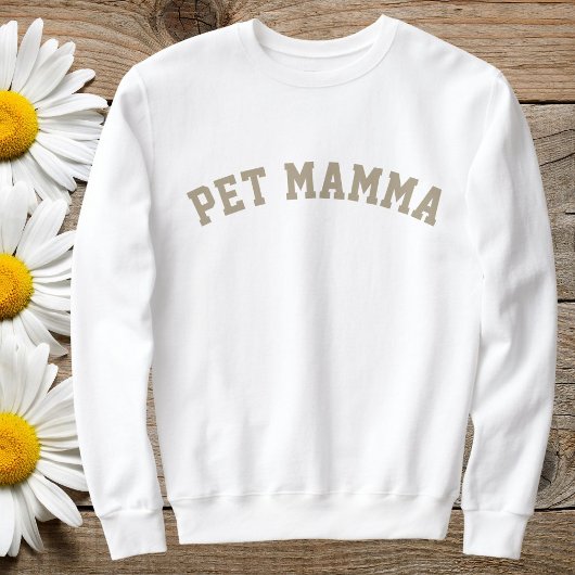 Custom Animal Lovers Pet Friend Cat Mom Cute White スウェットシャツ