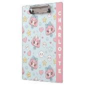 Custom Anime Kawaii with Hearts and Star クリップボード (左)