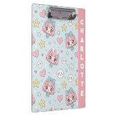 Custom Anime Kawaii with Hearts and Star クリップボード (右)
