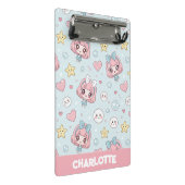 Custom Anime Kawaii with Hearts and Star ミニクリップボード (アングル)