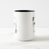 Custom Anniversary Mug – Personalized Couple Gift マグカップ (中央)