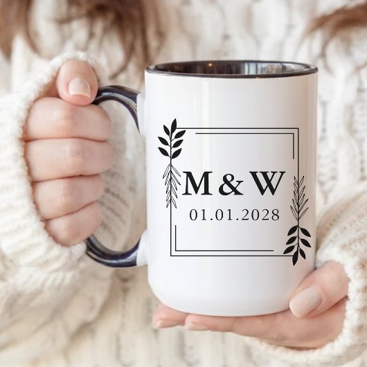 Custom Anniversary Mug – Personalized Couple Gift マグカップ