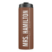 Custom Anniversary Tumbler for Husband and Wife タンブラー (正面)