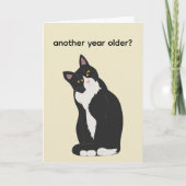 CUSTOM another year older birthday  カード (正面)