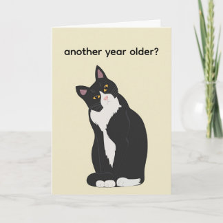 CUSTOM another year older birthday カード
