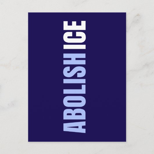 Custom Anti Abolish ICE Political Postcard ポストカード (正面)