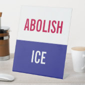 Custom Anti ICE Personal Protest 台座サイン (インサイチュ)
