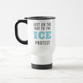 Custom Anti ICE Protest Coffee  トラベルマグ