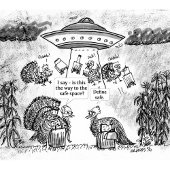 Custom apron design with a house エプロン