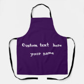 Custom Apron Personalized Name Logo Kitchen Gift エプロン (正面)