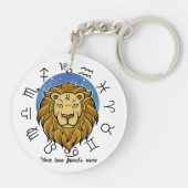 Custom Aries & Leo Acryl Keychain キーホルダー (裏面)