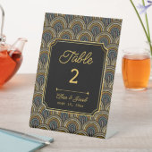 Custom Art Deco Thank You Tabletop Sign 台座サイン (インサイチュ)