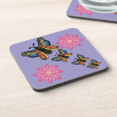 Custom Artistic Butterfly Cascade コースター (左側)