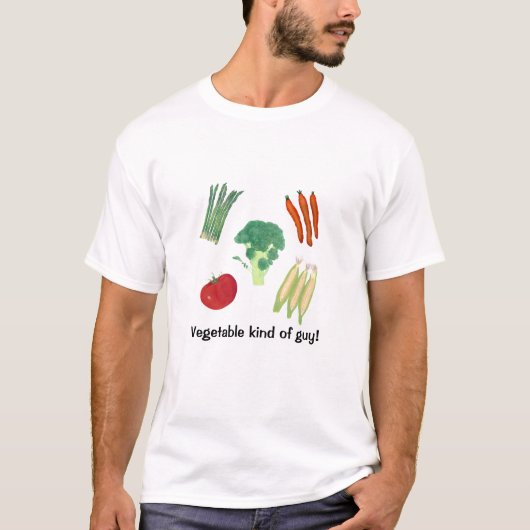 Custom Assorted Vegetables Tshirts Tシャツ (正面)