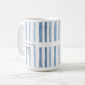 Custom Auntie Name Baby Announcement Gift For Aunt コーヒーマグカップ (正面左)