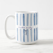 Custom Auntie Name Baby Announcement Gift For Aunt コーヒーマグカップ (左)