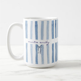 Custom Auntie Name Baby Announcement Gift For Aunt コーヒーマグカップ