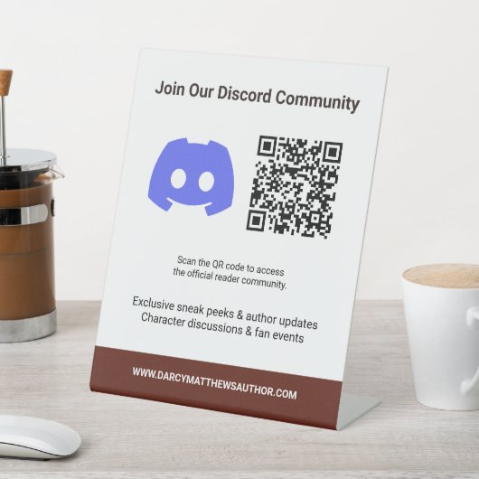 Custom Author Promotional Fan Reader Community 台座サイン (インサイチュ)