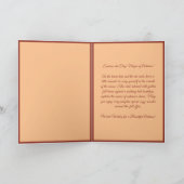 Custom "Autumn Vibes" Holiday Greeting Card シーズンカード (内部)