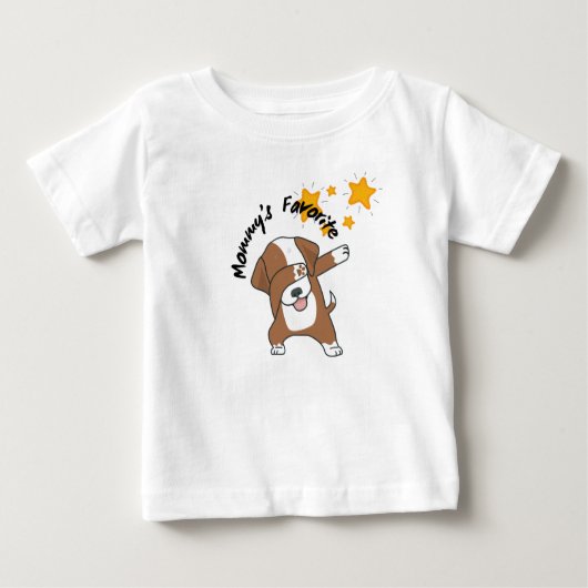 "Custom Baby Bodysuit – Soft & Comfortable Organic ベビーTシャツ (正面)