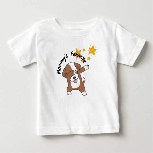 "Custom Baby Bodysuit – Soft & Comfortable Organic ベビーTシャツ (正面)