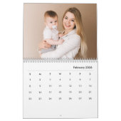 Custom Baby Boy & Family 14 Photo Calendar 2026 カレンダー (2月 2026)