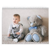 Custom Baby Boy & Family 14 Photo Calendar 2026 カレンダー (カバー)