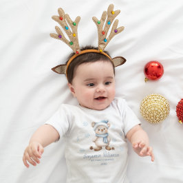 Custom Baby Boy My 1st Christmas ベビーボディスーツ