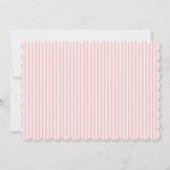 Custom Baby Clothesline Stationery Baby Shower  ノートカード (裏面)