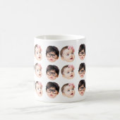 Custom Baby Face Father's, Mother's Day Gift Chris コーヒーマグカップ (中央)