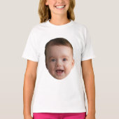 Custom Baby Face, Funny custom photo Tシャツ (正面)
