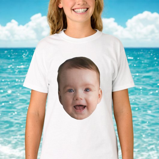 Custom Baby Face, Funny custom photo Tシャツ