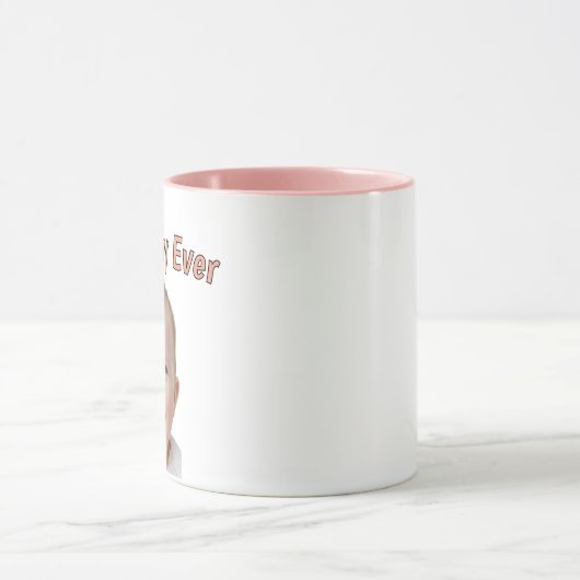 Custom Baby Face Mug – Personalized Baby Photo マグカップ (中央)