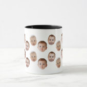 Custom Baby Face personalized photo マグカップ (中央)