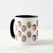 Custom Baby Face personalized photo マグカップ (正面左)